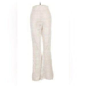Sincerely Jules Cream Crochet Flare Pants